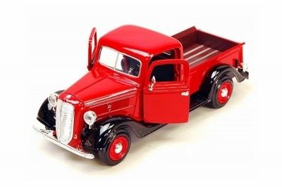 Ford Pickup 1937 röd - Skala 1:24