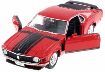 Ford Mustang Boss 302 röd, 1970 - Skala 1:24
