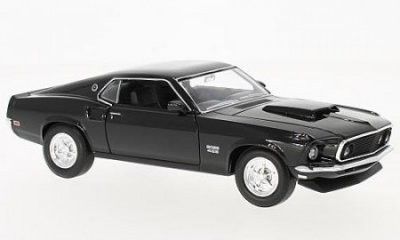 Ford Mustang Boss 429 1969 svart - Skala 1:24