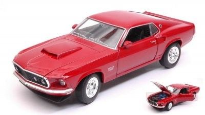 Ford Mustang Boss 429, röd, 1969 - Skala 1:24