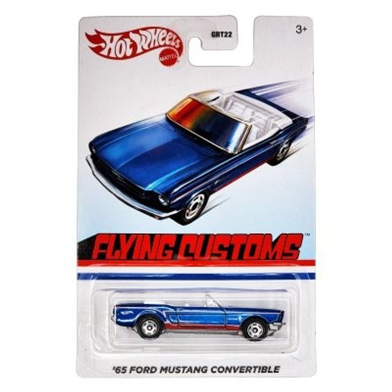 Ford Mustang Convertible 1965 blå (Flying Customs)