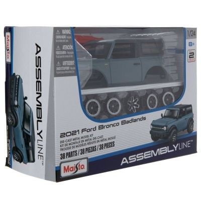 Ford Bronco Badlands 2021 - skala 1:24 (byggsats i metall)