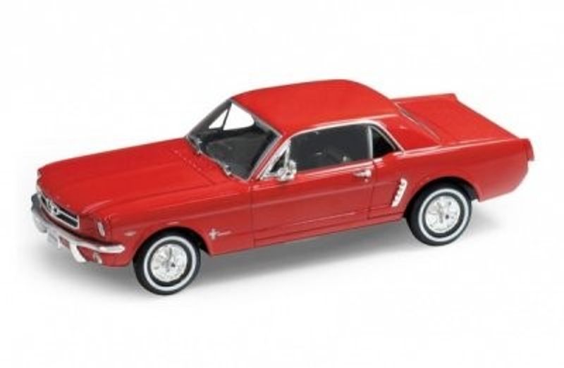 Ford Mustang Coupe 1964 röd - Skala 1:24