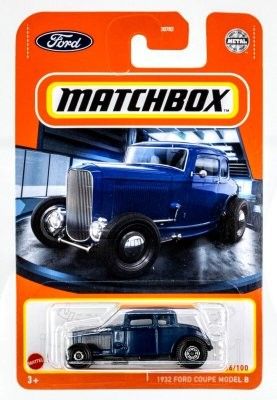 Ford Coupe Model B 1932 blå - Matchbox 1:64