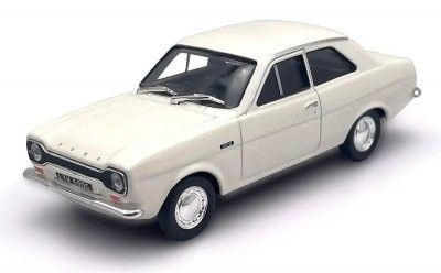 Ford Escort Mk 1 vit - skala 1:43