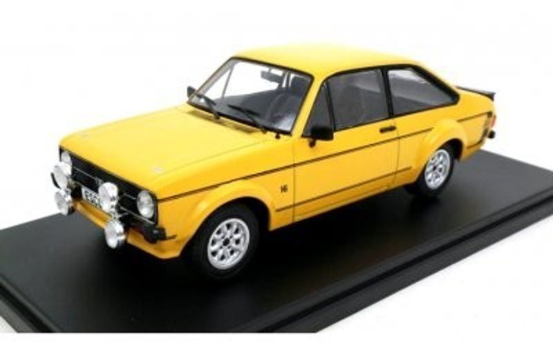 Ford Escort Mk II 1600 Sport 1977 gul - skala 1:24