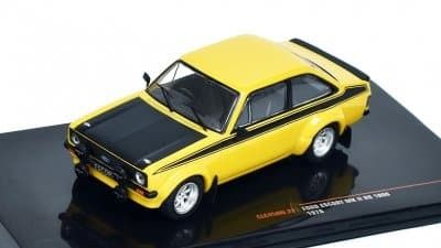 Ford Escort Mk2 RS1800 1976 gul/svart - skala 1:43