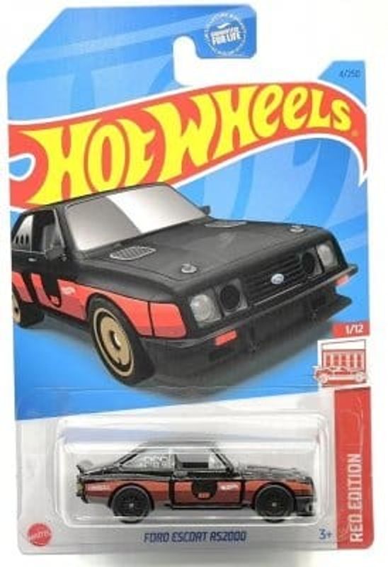 Ford Escort RS2000 svart - Hot Wheels 1:64