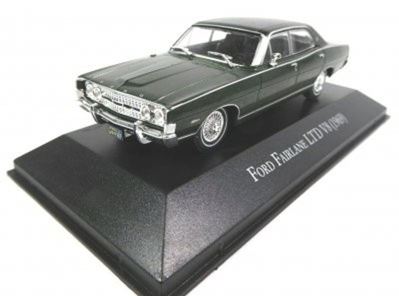 Ford Fairlane LTD V8 1969 grön - skala 1:43