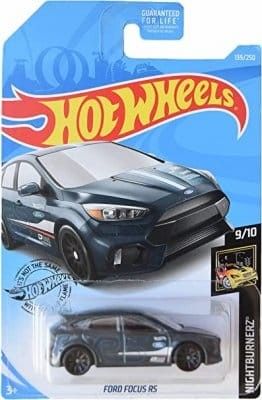 Ford Focus RS svart - Hot Wheels 1:64