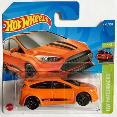 Ford Focus RS orange - Hot Wheels 1:64