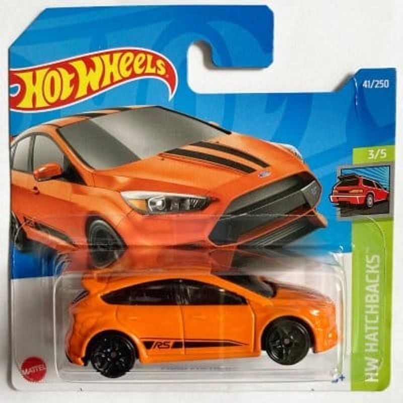 Ford Focus RS orange - Hot Wheels 1:64