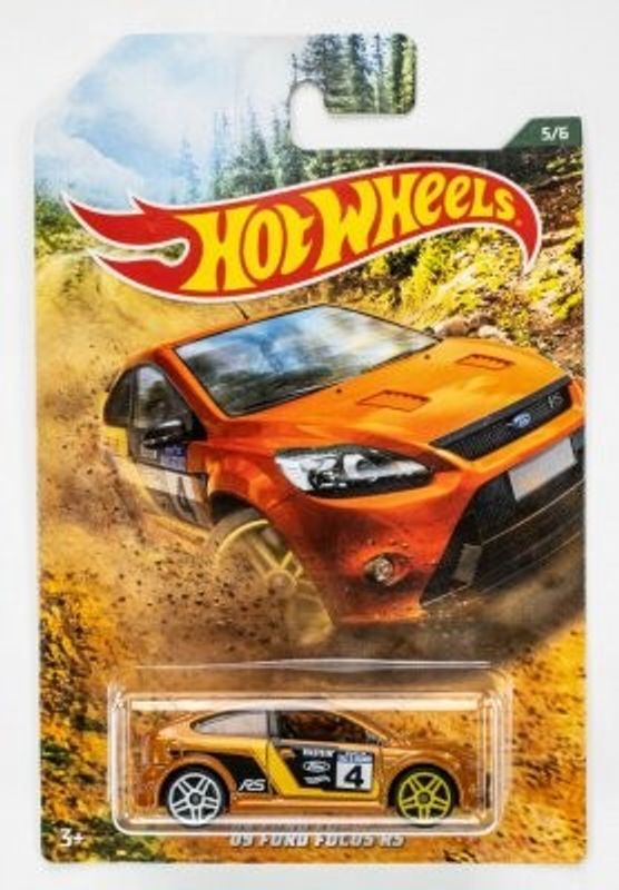 Ford Focus RS 2009 Rally - Hot Wheels 1:64