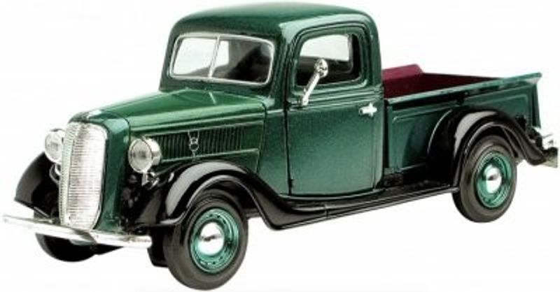 Ford Pickup 1937 grön - Skala 1:24