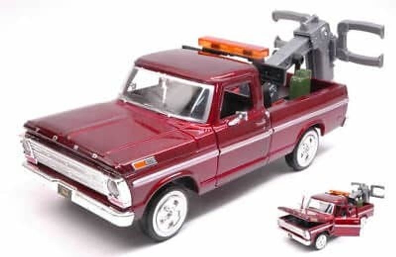 Ford Pickup F-100 Tow truck 1969 rö