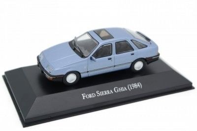 Ford Sierra Ghia 1984 blå - skala 1:43