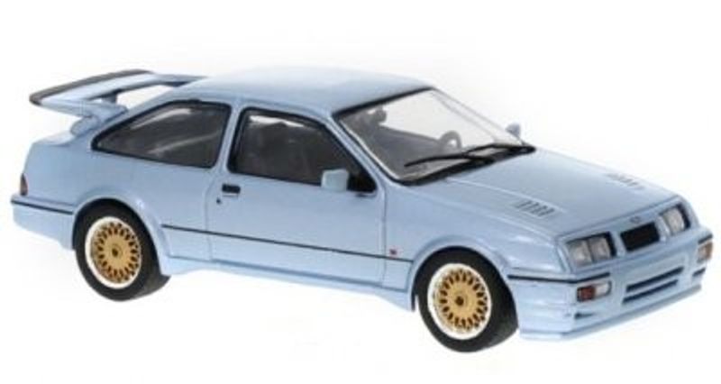 Ford Sierra RS Cosworth 1987 blå - skala 1:43
