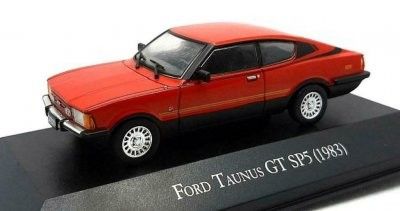 Ford Taunus GT SP5 1983 röd - skala 1:43 (skd bil)