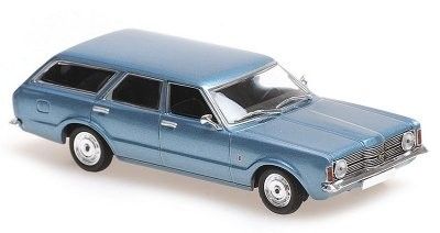 Ford Taunus Turnier 1970 blå - skala 1:43
