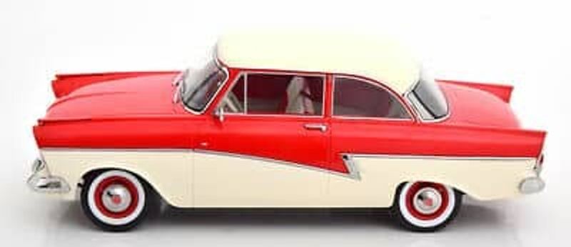 Ford England Taunus 1957 - röd - skala 1:18