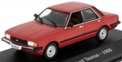 Ford Taunus 1980 röd - skala 1:43