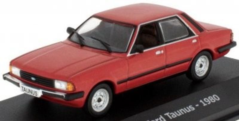 Ford Taunus 1980 röd - skala 1:43