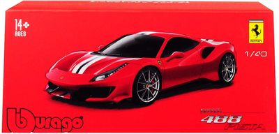 Ferrari 488 Pista - röd Signature - skala 1:43