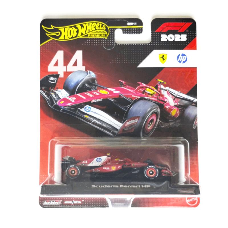 Ferrari 2025 #44 Lewis Hamilton fra F1-serien – Hot Wheels 1:64
