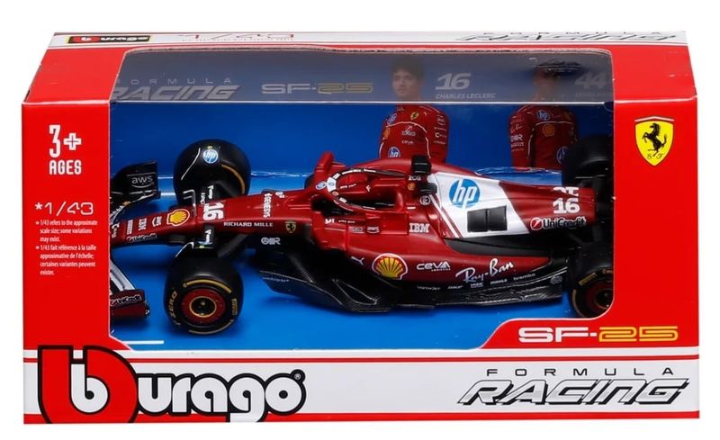 F1 Ferrari 2025 Charles Leclerc - skala 1:43