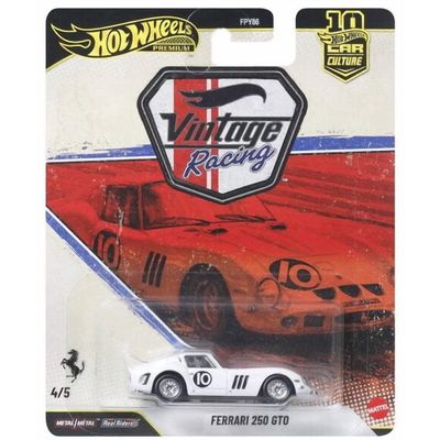 Ferrari 250 GTO, weiß – Hot Wheels Car Culture 1:64
