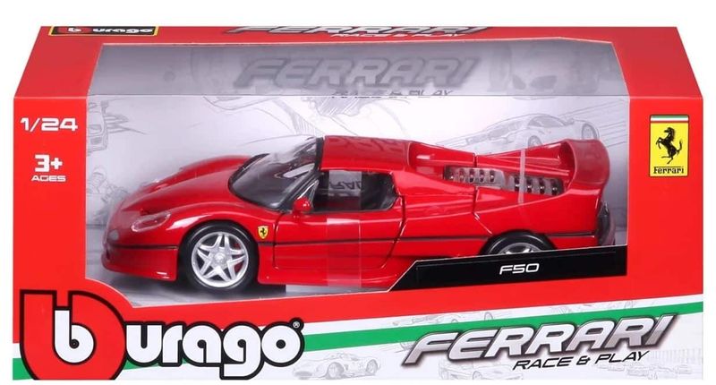 Ferrari F50 - röd - skala 1:24