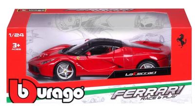 Ferrari LaFerrari - röd/svart - skala 1:24