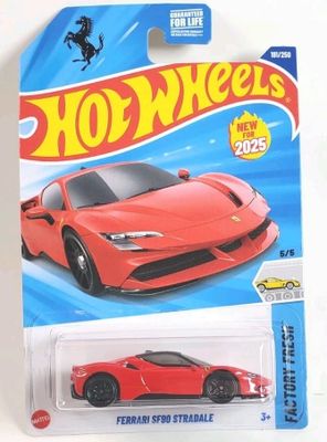 Ferrari SF90 Stradale röd - Hot Wheels 1:64