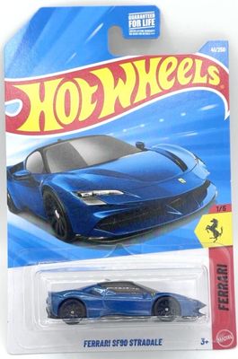 Ferrari SF90 Stradale blå- Hot Wheels 1:64