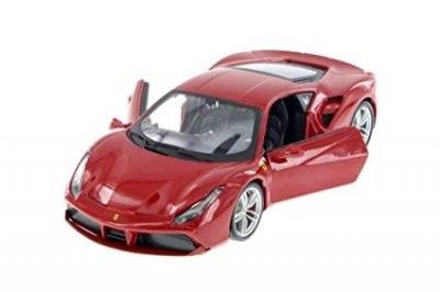 Ferrari 488 GTB - röd - skala 1:24