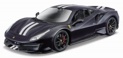Ferrari 488 Pista - mörk blå - skala 1:24