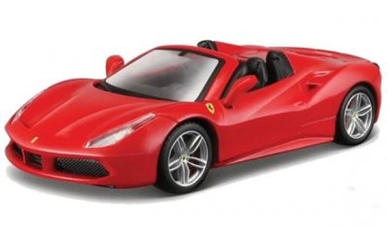 Ferrari 488 Spider - röd - skala 1:43