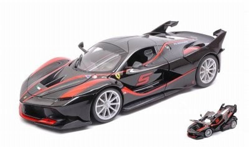 Ferrari FXX-K no 5 svart 2018 - skala 1:18