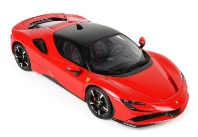 Ferrari SF90 Stradale - röd - skala 1:24