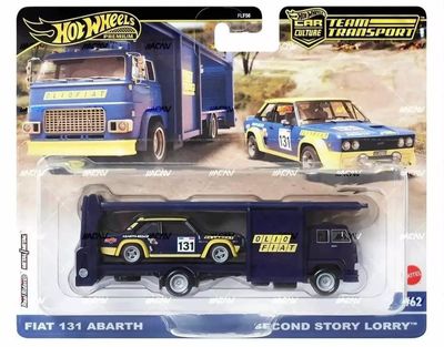 Fiat 131 Abarth & Second Story Lorry - Hot Wheels 1:64