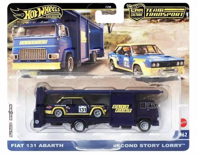 Fiat 131 Abarth & Second Story Lorry - Hot Wheels 1:64