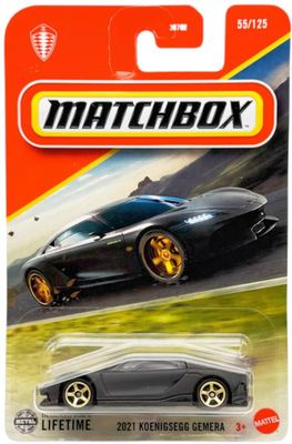 Koenigsegg Gemera 2021 svart - Matchbox 1:64