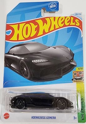 Koenigsegg Gemera svart - Hot Wheels 1:64