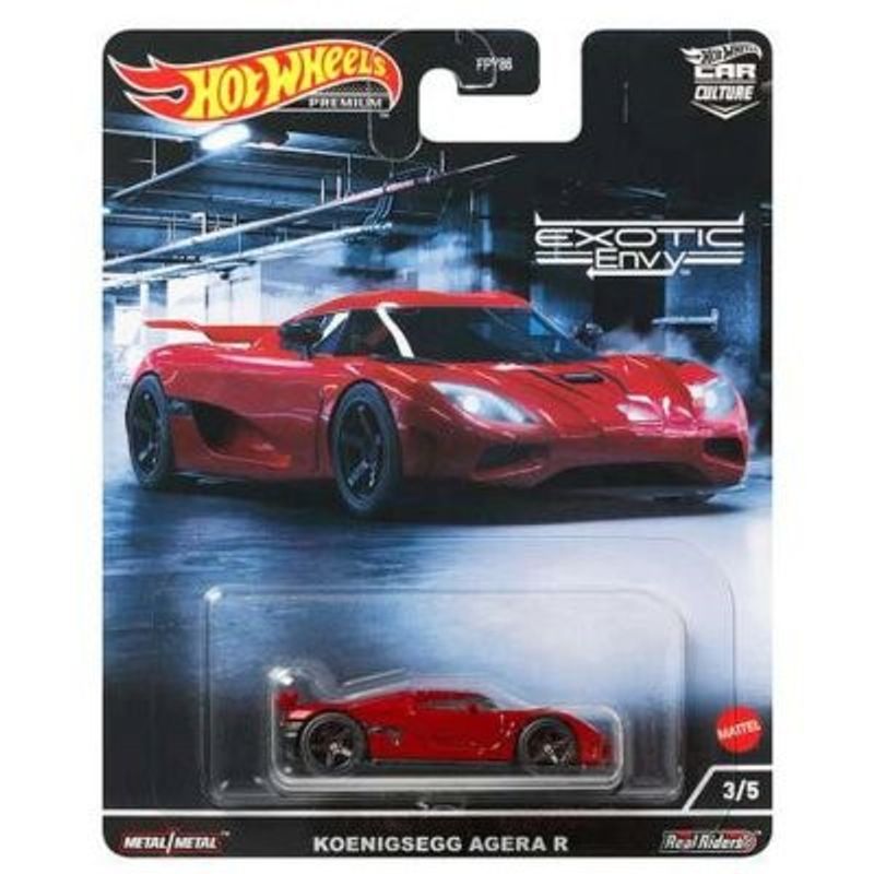 Koenigsegg Agera R röd - Hot Wheels Car Culture 1:64