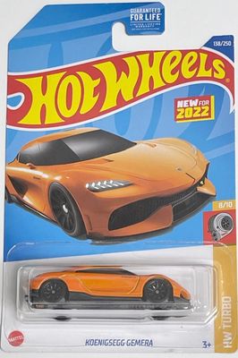 Koenigsegg Gemera orange - Hot Wheels 1:64