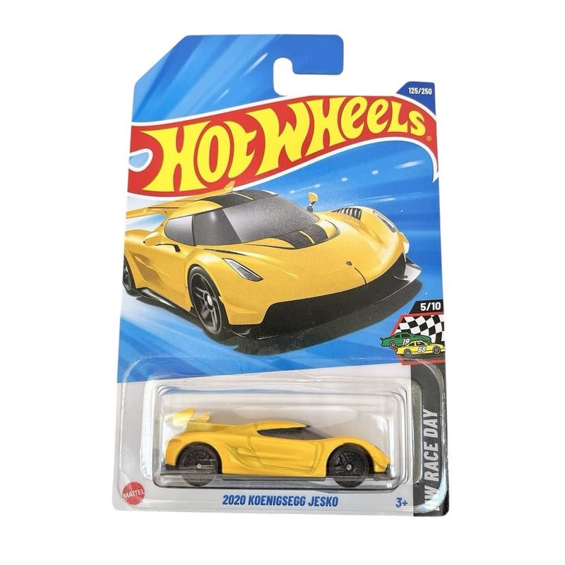 Koenigsegg Jesko 2020 gul - Hot Wheels 1:64