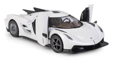 Koenigsegg Jesko Absolute vit - skala 1:38