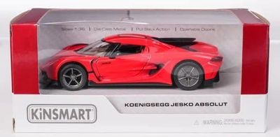 Koenigsegg Jesko Absolute röd - skala 1:38