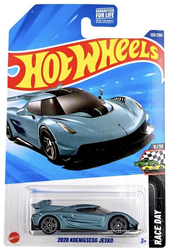 Koenigsegg Jesko 2020 blå/grön - Hot Wheels 1:64