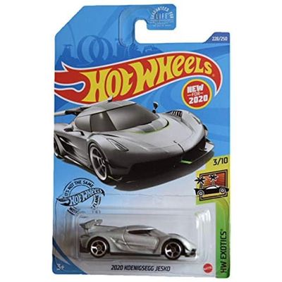 Koenigsegg Jesko 2020 silver - Hot Wheels 1:64